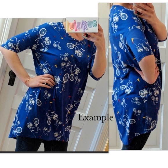 Lularoe bicycle Top 2XL - Picture 3 of 8